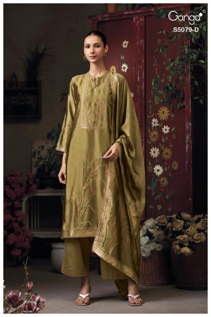 Ganga rashmika 5079 wholesale retailers for dress materials pimpri